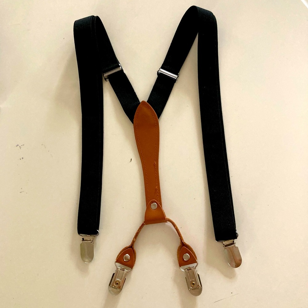 Black womens suspenders (small)
